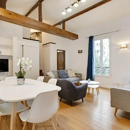 Apartamento Bright Duplex 3br - Montmartre Paris