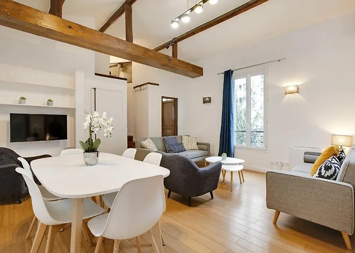 Apartamento Bright Duplex 3br - Montmartre Paris