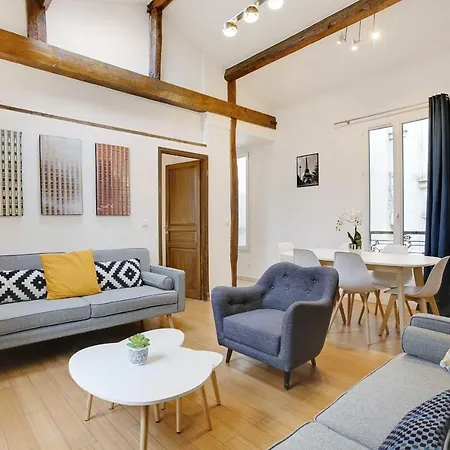 Bright Duplex 3br - Montmartre Daire Paris