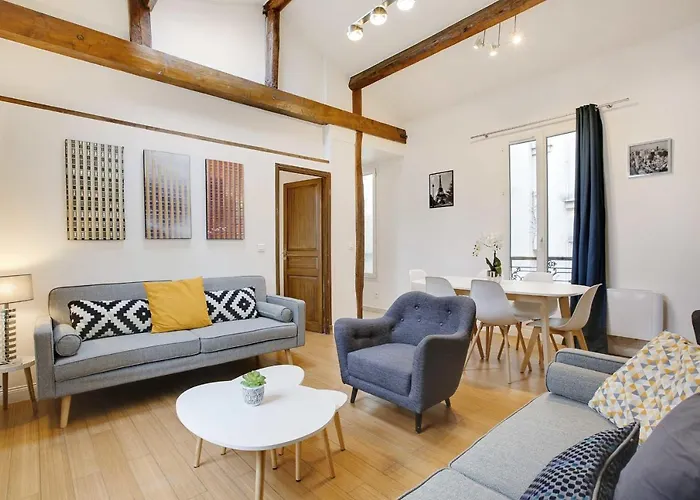 Bright Duplex 3br - Montmartre 아파트 파리